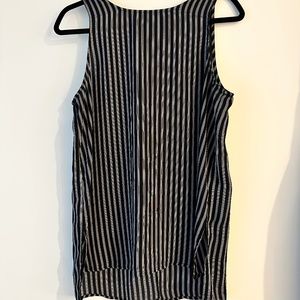 Who What Wear - Navy and white striped tank top